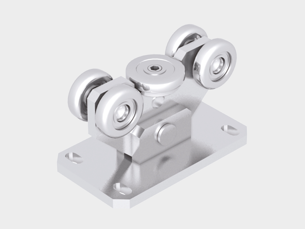 Дополнительная роликовая опора (для проемов свыше 6 000 мм по ширине).